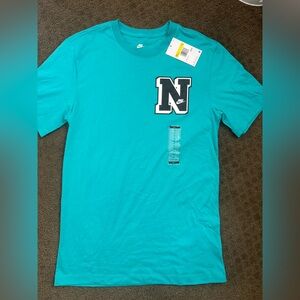 Nike Men's Aqua Tee with 'N' Logo